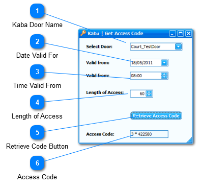Kaba - Create Access Code