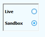5. Live or Sandbox