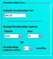 3. Membership Fees