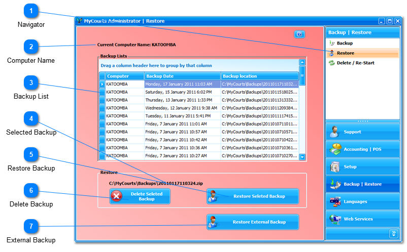 Restore Backup